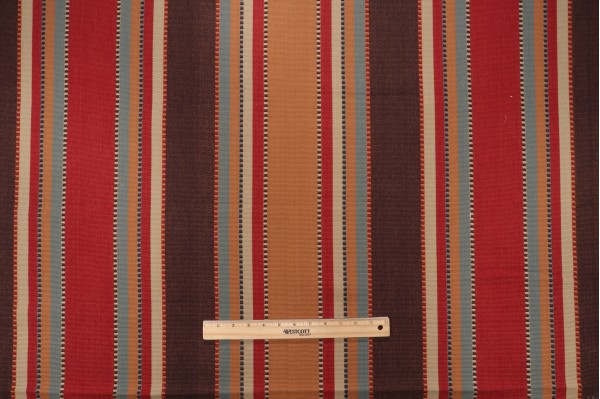 Roth & Tompkins Apache Woven Decorator Fabric in Brick for Heritage Fabrics 