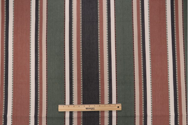 Roth & Tompkins Apache Woven Decorator Fabric in Green Saddle for Heritage Fabrics 