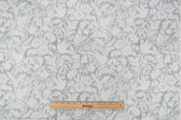 Roth & Tompkins Everly Printed Cotton Drapery Fabric in Thyme for Heritage Fabrics 