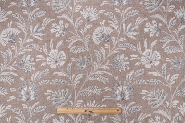 Roth & Tompkins West Indies Printed Polyester Blend Drapery Fabric in Rattan for Heritage Fabrics 