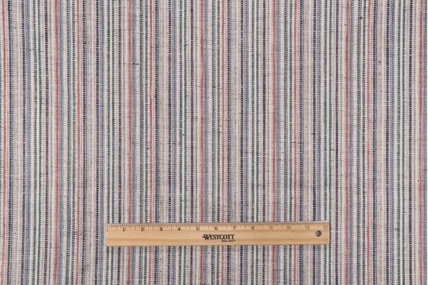 Roth & Tompkins Gilligan Woven Decorator Fabric in Blue Terra for Heritage Fabrics 