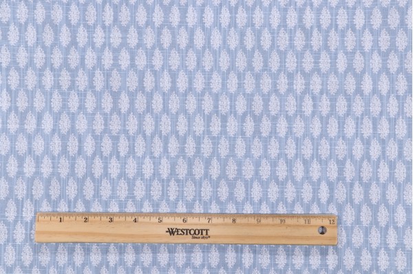 Premier Prints Nadia - Slub Canvas Printed Cotton Drapery Fabric in Mist 