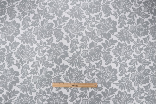 Outdura Flower Woven Solution Dyed Acrylic Outdoor Fabric in Spa 