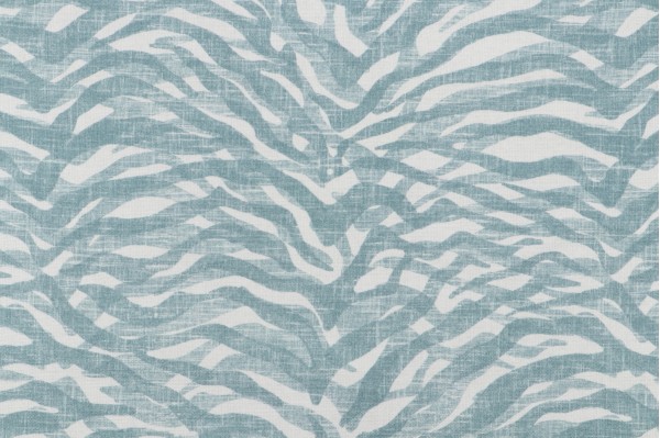 Trevi Fabrics Minx Printed Cotton Drapery Fabric in Aegean 