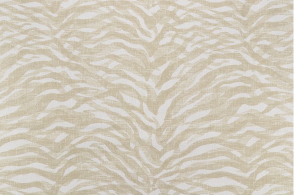 Trevi Fabrics Minx Printed Cotton Drapery Fabric in Linen 