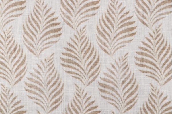 Trevi Fabrics Aria Printed Cotton Drapery Fabric in Antelope 