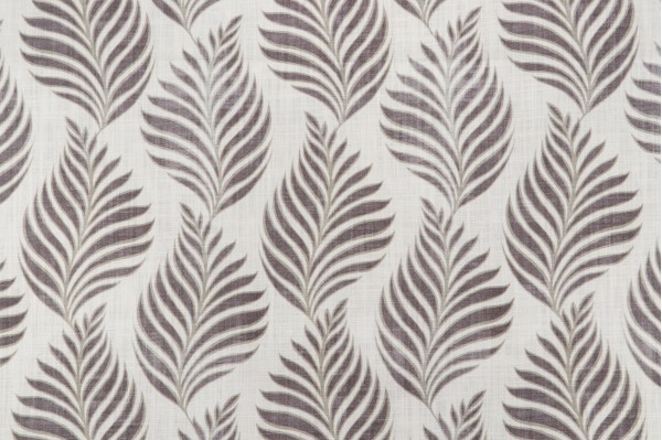 Trevi Fabrics Aria Printed Cotton Drapery Fabric in Cocoa 