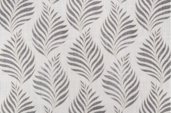 Trevi Fabrics Aria Printed Cotton Drapery Fabric in Jaguar 