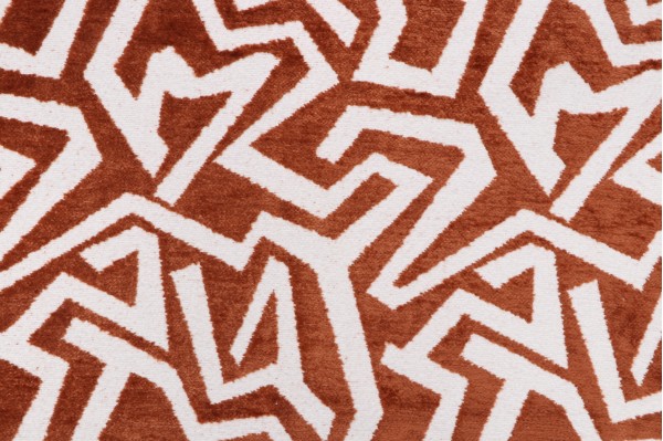 Hamilton Webb Velvet Upholstery Fabric in Clay 