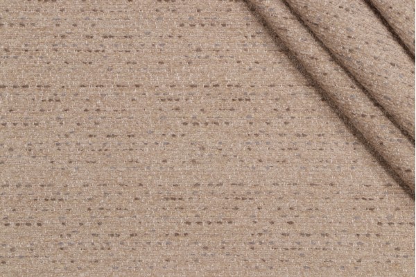 Crypton Dalmatian High Performance Woven Chenille Upholstery Fabric in Flax
