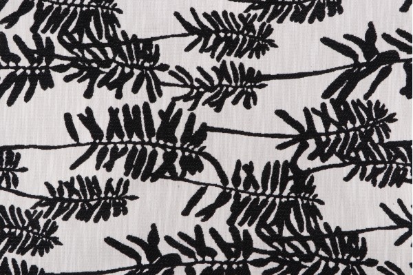 Keeley Woven Upholstery Fabric in Black