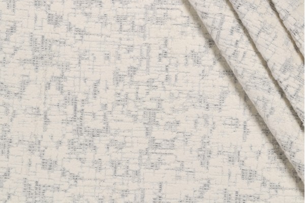 Abrupt Woven Chenille Upholstery Fabric in Platinum