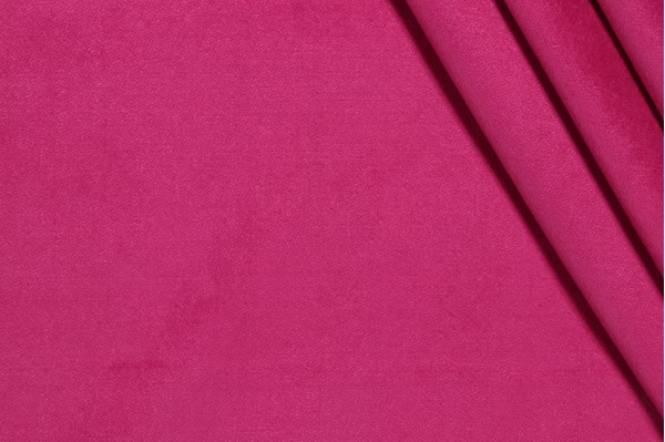 P Kaufmann Obsession Velvet Upholstery Fabric in Magenta 