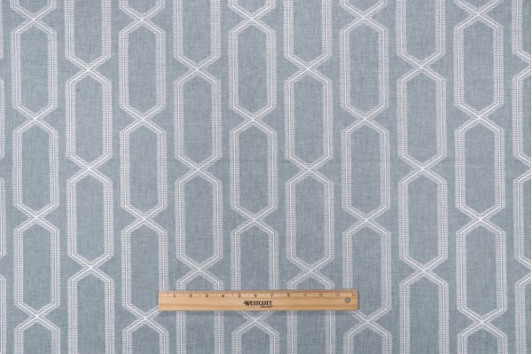 Trevi Fabrics Network Woven Upholstery Fabric in Seafoam 