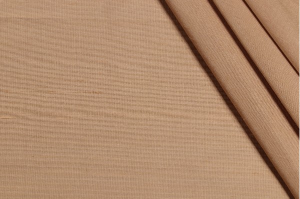 Pena Woven Silk Decorator Fabric in Honey
