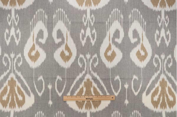Echo Bansuri Printed Linen Drapery Fabric in Kravet CLOSEOUT