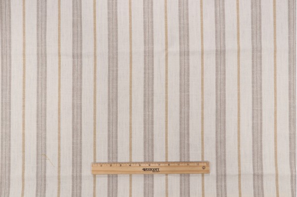 Click for 2.25 Yards Stripe Woven Decorator Fabric in Sandstone Stripe Woven Decorator Fabric in Sandstone