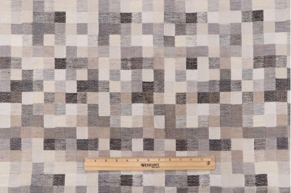 Click for 2.13 Yards Stockholm Woven Upholstery Fabric in Silver Grey Stockholm Woven Upholstery Fabric in Silver Grey