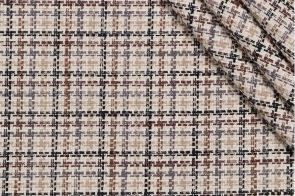 Click for 2.13 Yards Chatham Plaid Woven Upholstery Fabric in Granite Chatham Plaid Woven Upholstery Fabric in Granite