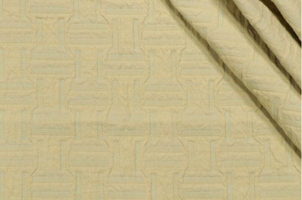 Cozumel Matelasse Upholstery Fabric in Apple