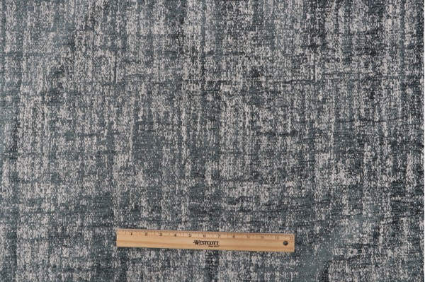 Harding Woven Chenille Upholstery Fabric in Slate Blue