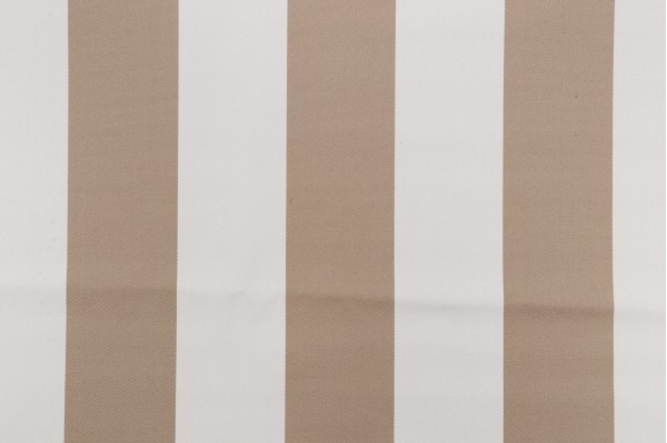 1 Yard Cabana Stripe Woven Outdoor Fabric in Wheat