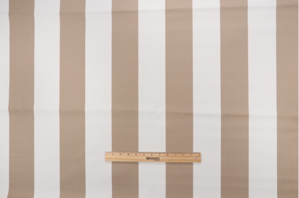 Cabana Stripe Woven Outdoor Fabric in Wheat