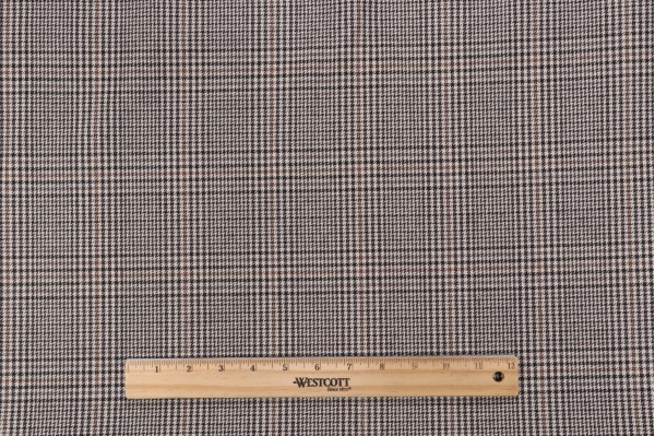 Manor Check Woven Decorator Fabric in Black