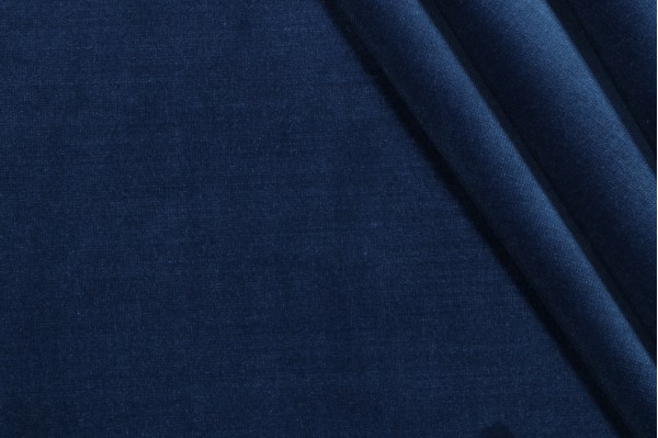 Talton Velvet Upholstery Fabric in Royal 