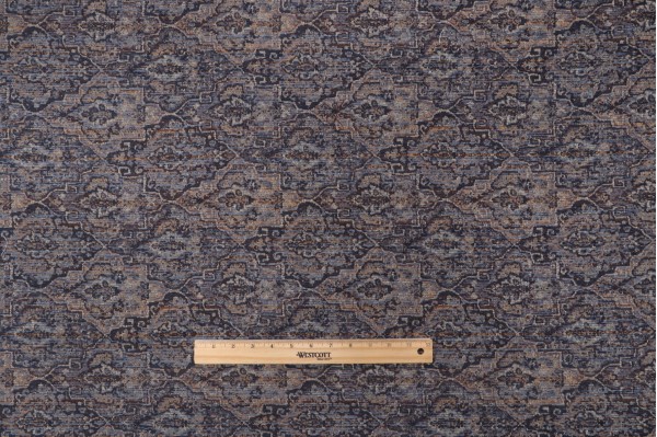 Sample of Kilmer Woven Chenille Upholstery Fabric in Multi Lapis 