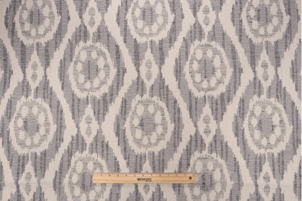 Sample of Whisper Chenille Tapestry Upholstery Fabric in Smoke 