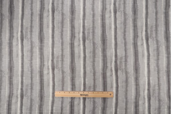 Click for Ellen Degeneres Sutton Backed Printed Linen Drapery Fabric in Greystone  Ellen Degeneres Sutton Backed Printed Linen Drapery Fabric in Greystone
