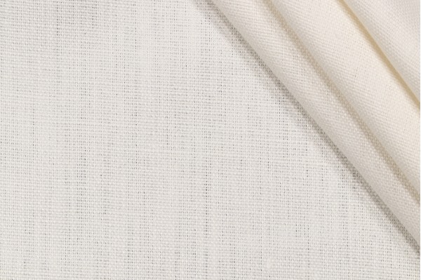 P Kaufmann Slubby Linen Woven Decorator Fabric in Ivory 