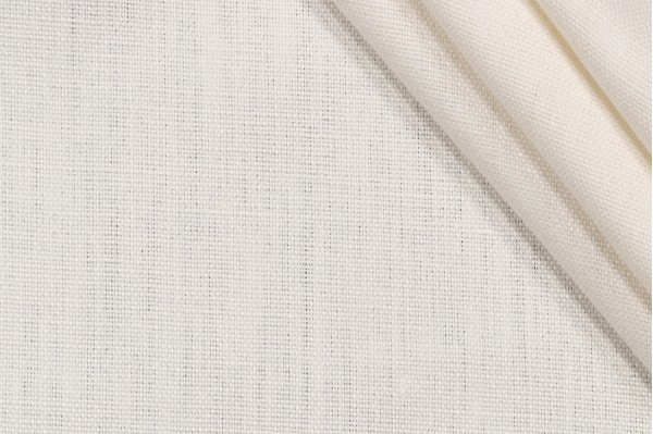 P Kaufmann Slubby Linen Woven Decorator Fabric in Ivory 