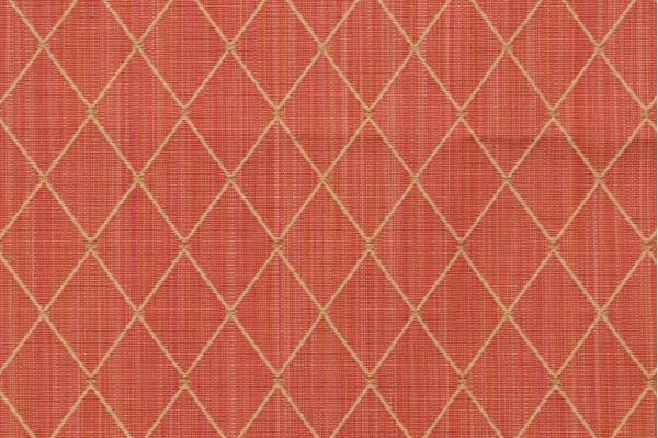 Grey Watkins Boca Grande Woven Decorator Fabric in Coral