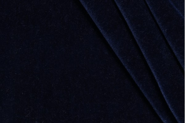 Scalamandre Mohaira Velvet Upholstery Fabric in Pacific