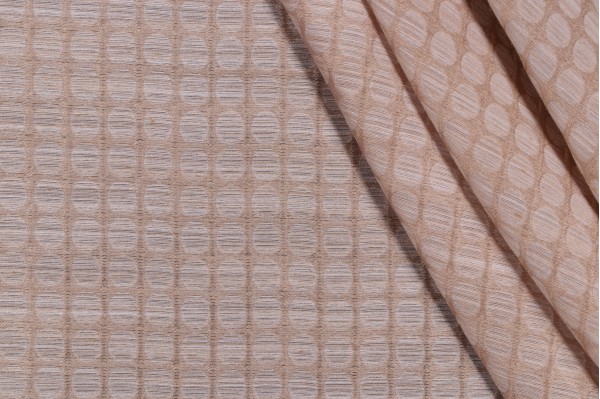 Scalamandre Orb Sheer Drapery Fabric in Dune