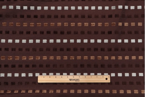 Scalamandre Wicklow Woven Chenille Upholstery Fabric in Espresso