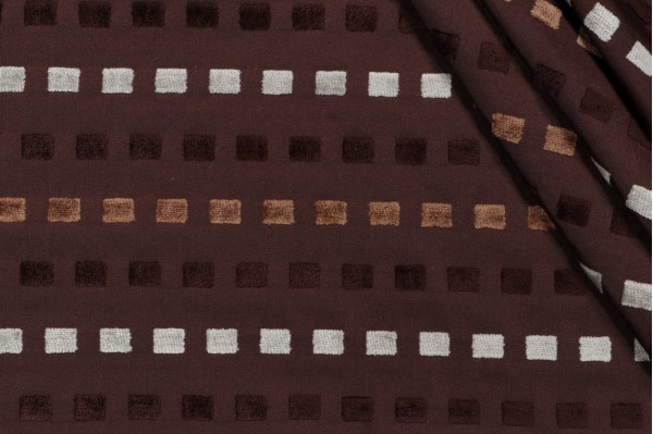 Scalamandre Wicklow Woven Chenille Upholstery Fabric in Espresso