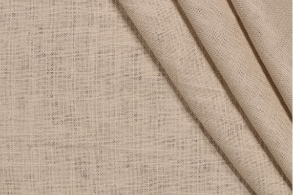 Covington Jefferson Linen Woven Drapery Fabric in 11-Natural