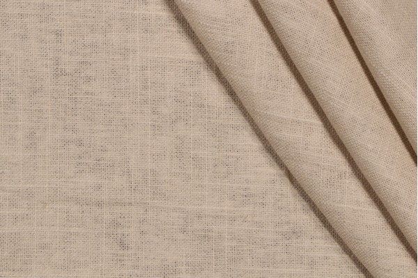 Covington Jefferson Linen Woven Drapery Fabric in 11-Natural