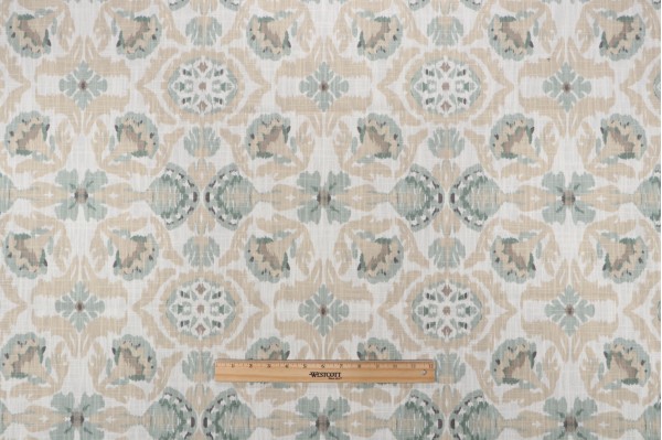 Click for 1 Yards Covington McKenzie Printed Cotton Drapery Fabric in 544-Mist Covington McKenzie Printed Cotton Drapery Fabric in 544-Mist