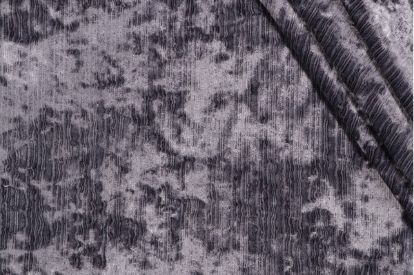 Covington Miranda Velvet Upholstery Fabric in 945-Gunmetal