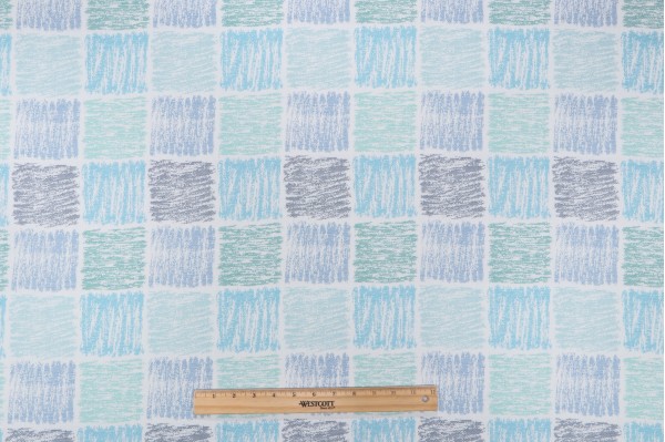 Outdura Brush Strokes Woven Solution Dyed Acrylic Outdoor Fabric in Seaglass