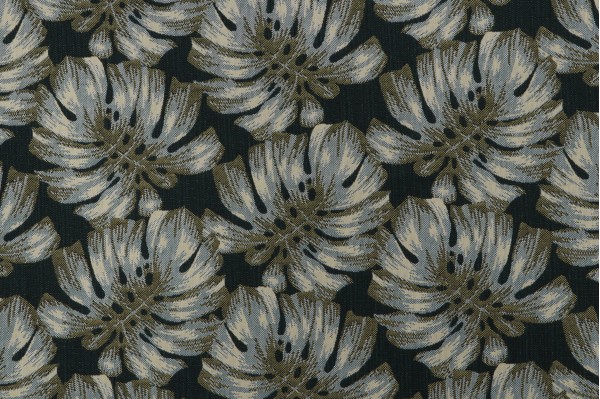 Outdura Palms Woven Solution Dyed Acrylic Outdoor Fabric in Hunter