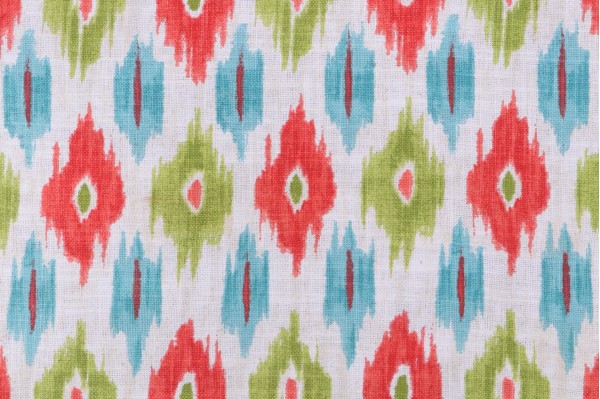 Covington Mica Printed Cotton Blend Drapery Fabric in 332-Fiesta