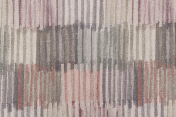 Bozeman Printed Drapery Fabric in Quartz