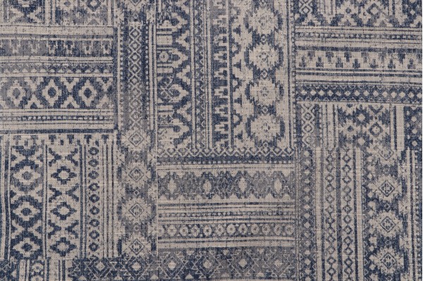 Covington Laramie Tapestry Upholstery Fabric in 593-Indigo