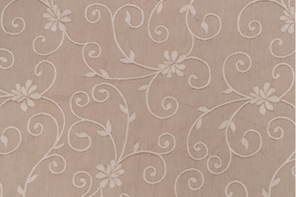 Lariat Damask Decorator Fabric in Khaki