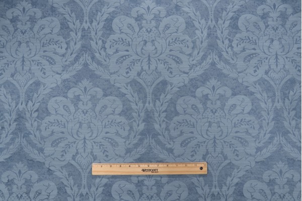 Bradshaw Damask Decorator Fabric in Porcelaine